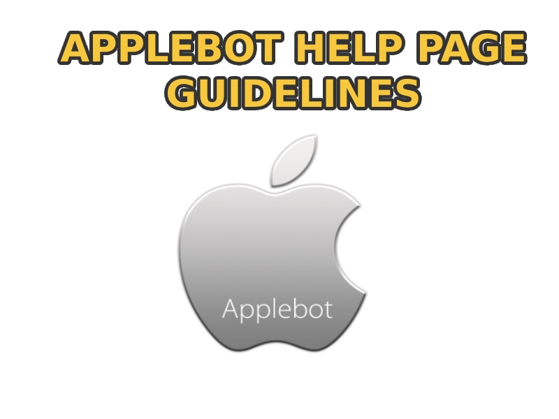 Applebot Help Page Guidelines