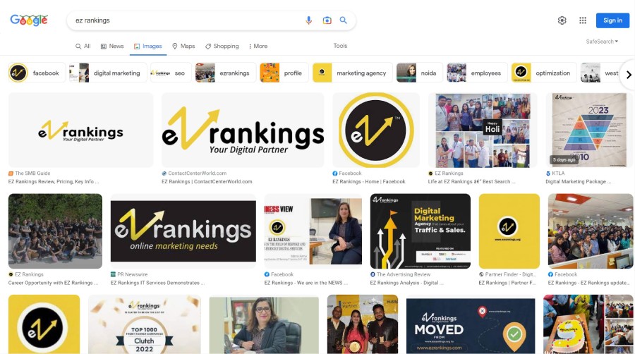 ez rankings image search