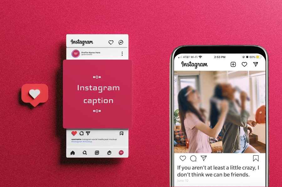 What is Instagram caption
