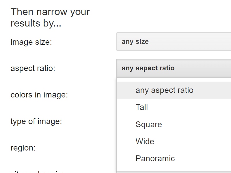 Ratio of aspects