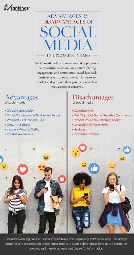 Infographic: Top Advantages And Disadvantages Of Using Social Media