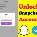 unlock snapchat account