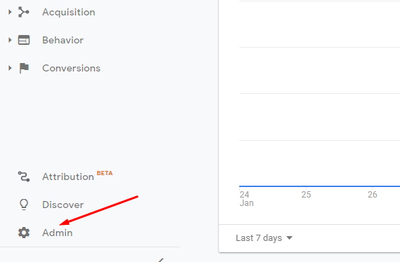 google analytics admin icon